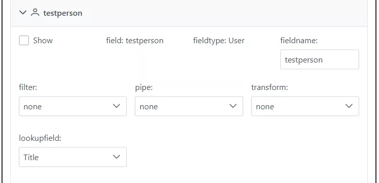 Jarmit Library Aggregator - Config tool - User column