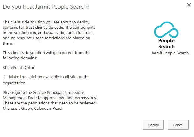 Jarmit People Search - Install Web Part 1